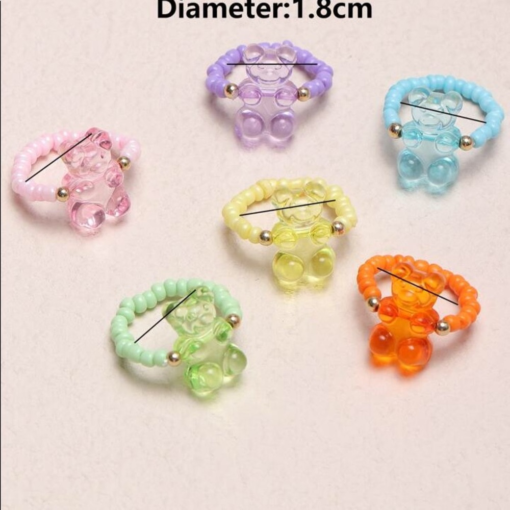 Gummy Bear Rings - Picture 5 of 5